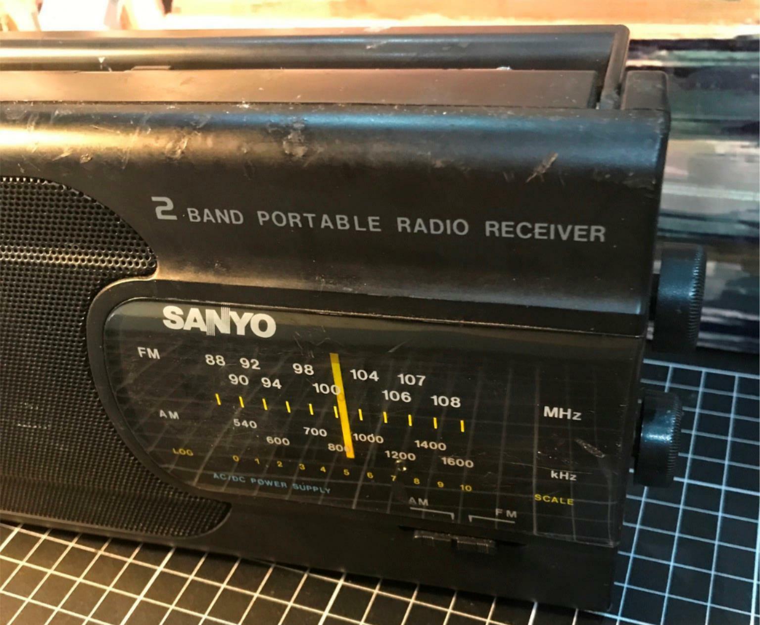 Sanyo Band Portable Radio Receiver Rp Ebay