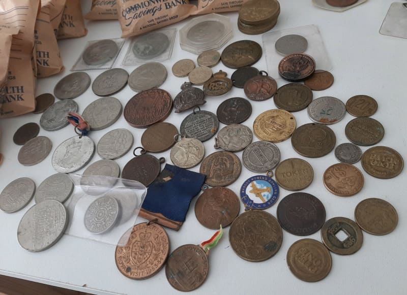 Coins, Medallions, Tokens