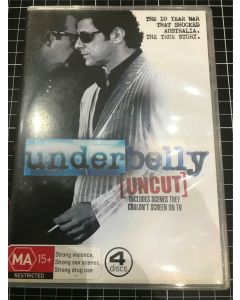 Underbelly UNCUT The 10 Year War that Shocked Australia True Story 4 Disc Set