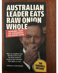 Australian Leader Eats Raw Onion Whole