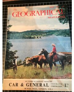 Vintage Geographical Magazine June 1958