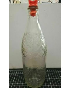 Vintage MARCHANTS 30oz Soft Drinks Bottle Ceramic Label Screw Top Seal Melbourne