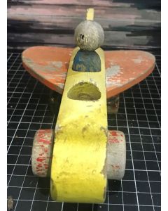 Vintage Collectables Handmade Wooden Airplane Toy