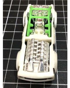 Hot Wheels Mattel White & Green Pile Driver Diecast