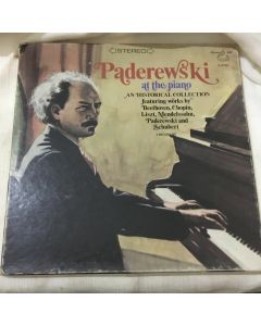 Paderewski At The Piano An Historical Collection Vinyl LP