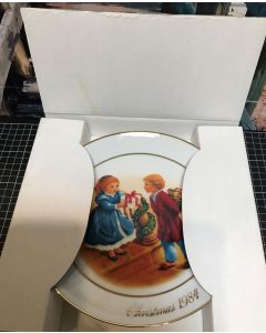 Vintage Avon 1984 Celebrating The Joy of Giving Porcelain Decorative Plate