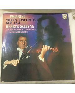 Paganini Violin Concertos Nos. 1 & 4 Henryk Szerying Vinyl LP