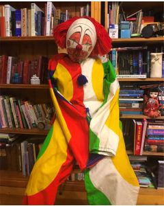 Eerie Vintage Haunted Possessed Life Size Clown: A Haunting Collectible