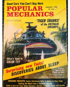 Vintage Popular Mechanics Magazine January 1968