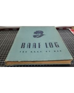 R.A.A.F Log The R.A.A.F at War Vintage Blue Hard Cover Book