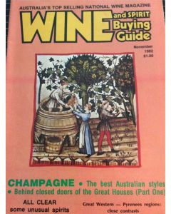 Wine and Spirit Buying Guide Magazine November 1982