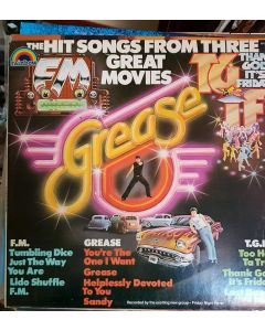 FRIDAY NIGHT FEVER HIT SONGS FROM THREE GREAT MOVIES - AUSTRALIAN LP RECORD 12"