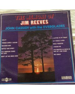 The Memory of Jim Reeves LP John Cassidy Everglades Windmill Records