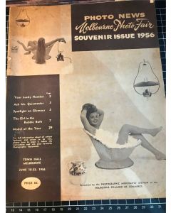 Vintage Photo News Magazine Melbourne Photo Fair Souvenir Issue June 1956