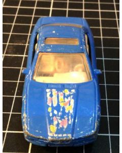 Vintage Hot Wheel 1990 Blue Mattel Diecast Made in Malaysia