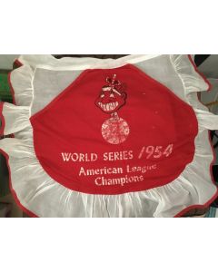 Vintage 1954 Cleveland Indians World Series American League Champions Apron