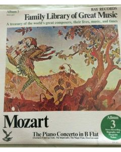 RARE Family Library Of Great Music Album 3 Mozart 1966 Vinyl Record LP