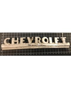 Genuine Original Vintage "Chevrolet" exterior badge / emblem