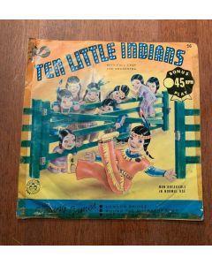 Toni Waiman & The 4 Cricketones With Full Cast And Orch ‎– Ten Little Indians EP