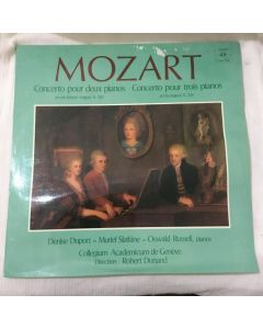 Mozart Concerto Pour Deux Pianos Concerto Pour Trois Pianos Vinyl LP