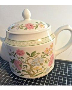 Vintage Sadler Mandarin Ceramic Porcelain Teapot Pretty Floral Design England