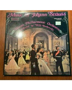 Vienna Philharmonic Orchestra By Willi Boskovsky ‎– Music Of Johann Strauss LP 