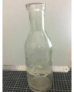 Vintage Absolutely Pure Milk - Milk Glass Bottle Jar - The Milk Protector 