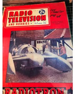 Vintage Radio Television and Hobbies Magazine December 1958 Radiotron