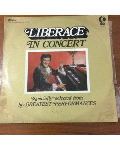 Liberace ‎In Concert 1975 Pop Classical - Vinyl LP Record Album