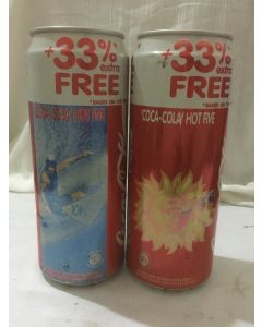 Vintage Coca Cola Coke Hot Five 500ml Summer Surfing Can Collectables