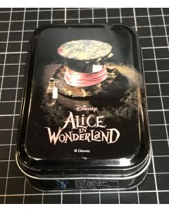 Vintage Disney Alice in Wonderland Deck of Playing Card with Tin Can Box