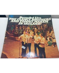 THE CLANCY BROTHERS AND TOMMY MAKEM IN IRELAND! RECORDED LIVE on 12" LP RECORD