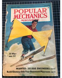 Vintage Popular Mechanics Magazine January 1953