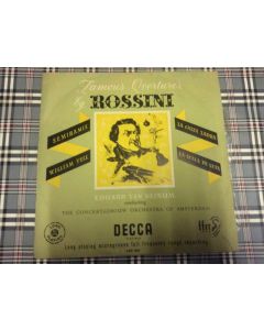 Famous Overtures Rossini LP record 33rpm