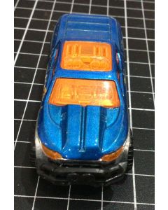 Hot Wheels 2013 Off Duty Blue Chrome Made in Indonesia