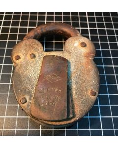 Vintage Rare Legge 2 Lever Barrow Iron Lock