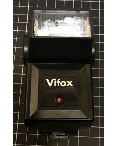 Vintage Vifox Electronic Light Camera Flash Guide Black