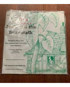 Jack and the Beanstalk Scholastic Records Childrens George Rose 1970 