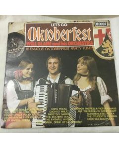 Let's Go Oktoberfest Will Glahe And His Orchestra 16 Famous Oktoberfest Vinyl LP