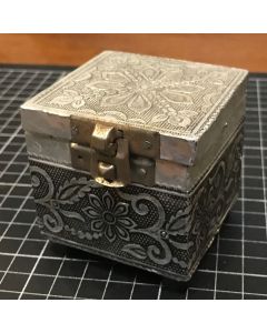 Vintage Silver Handmade Small Jewelry Box