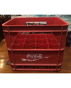 Vintage Rare Coke Coca-Cola Red Plastic Crate Bottle Carrier