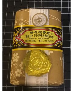 Vintage Bee & Flower Brand Sandal Wood Soap 125g New