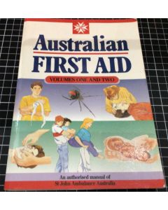 Australian First Aid Book volumes One and Two of St. John Ambulance Australia PB