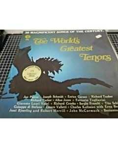 20 Magnificent Songs Of The Century - The World's Greatest Tenors 12" Vinyl LP