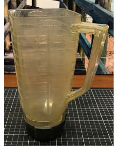 Vintage Sunbeam Plastic Clear Blender Container Jag Jar Pitcher (no lid)