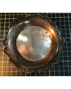 Vintage Collectable Brass Pewter Serving Dish