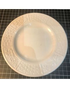 Vintage Tudor Wood & Sons Alpine White English Ironstone Plate Made in England