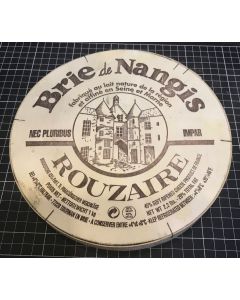 Vintage Brie De Nangis Rouzaire Empty Wooden Cheese Box
