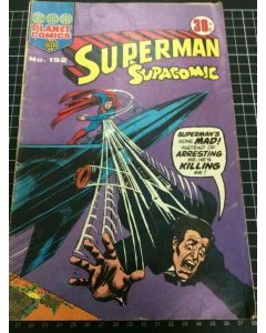 Vintage Superman Supacomic No.192 Australian DC Marvel