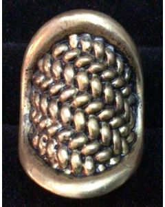 Vintage Brass Hand Cast Decorative Collectable Ring